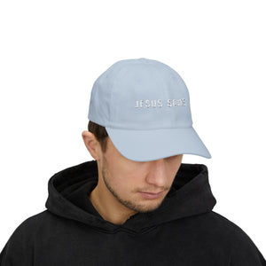 JESUS SAVES - Classic Dad Cap [Baby Blue]