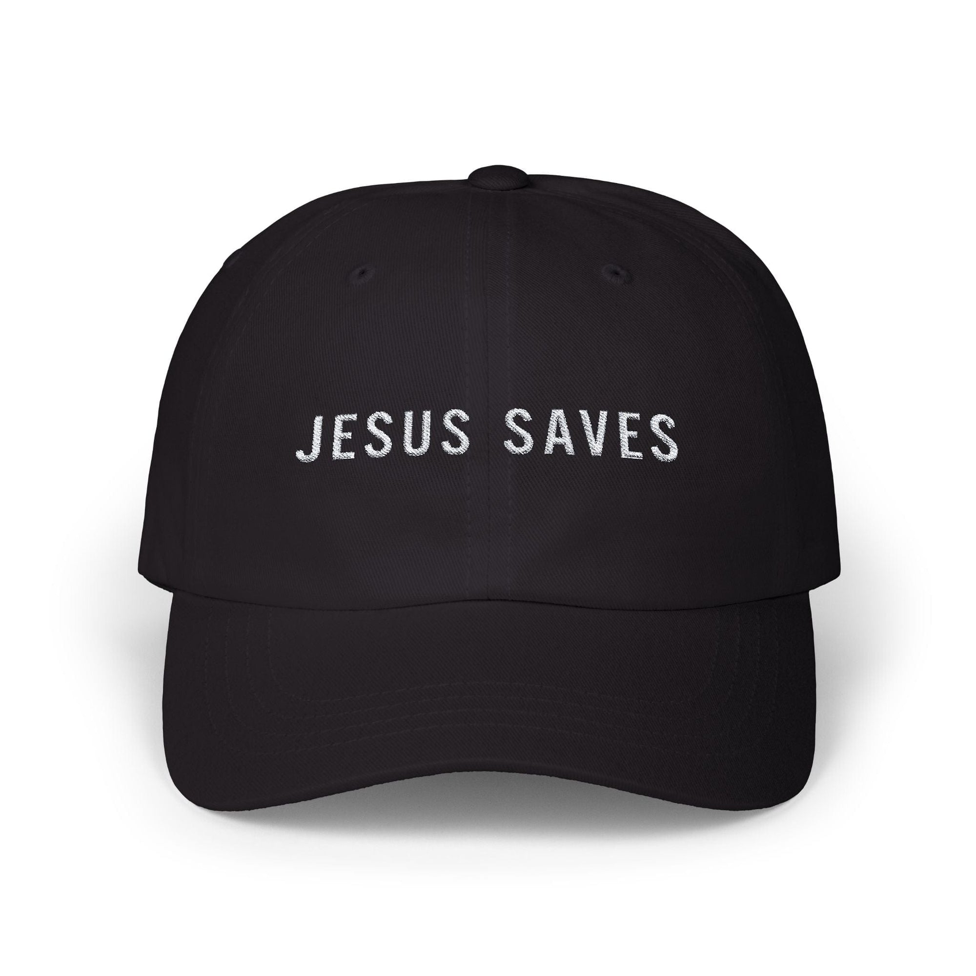 JESUS SAVES - Classic Dad Cap [Black]