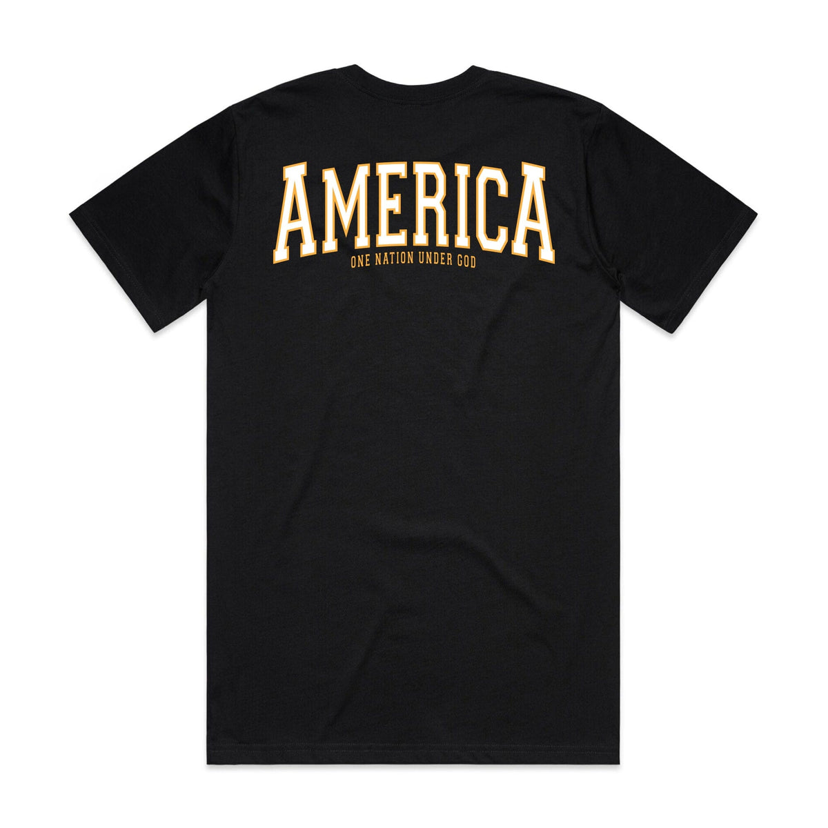 AMERICA Classic Cotton Tee [Gold/Black]