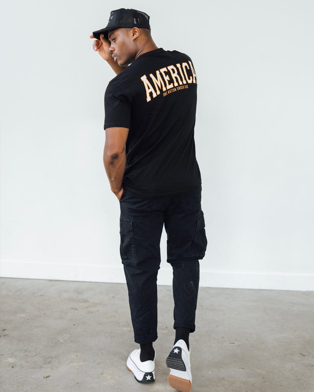 AMERICA T-Shirt [Gold/Black]