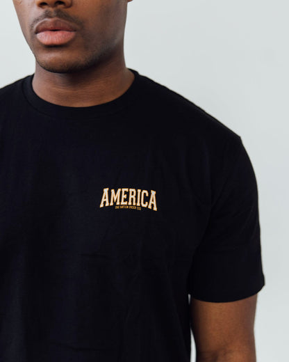 AMERICA T-Shirt [Gold/Black]