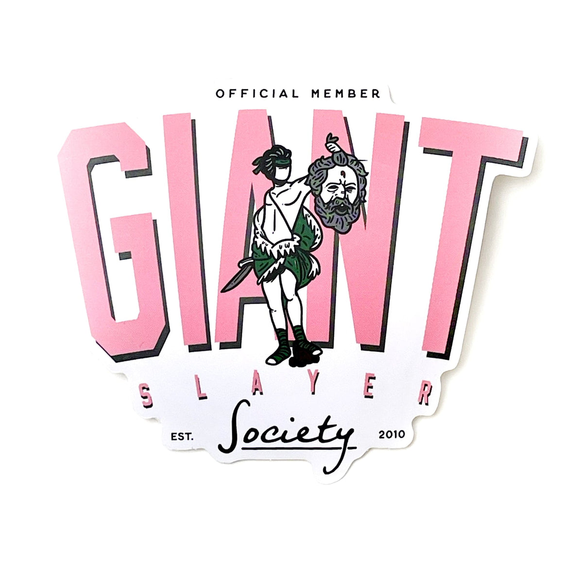 Giant Slayer Society Die Cut Sticker