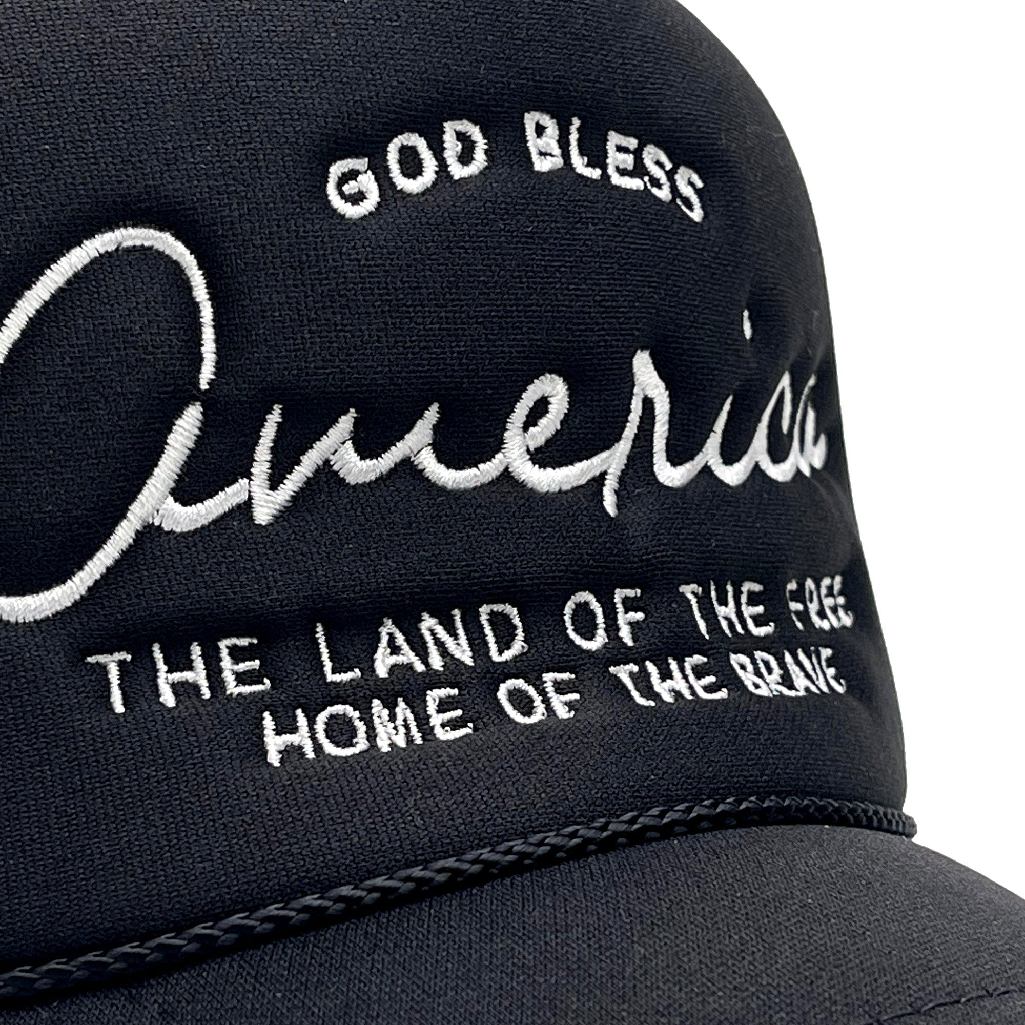 GOD BLESS Embroidered Trucker Hat