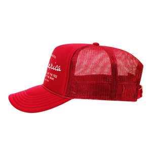 GOD BLESS<br>Trucker Mesh Hat [Red]