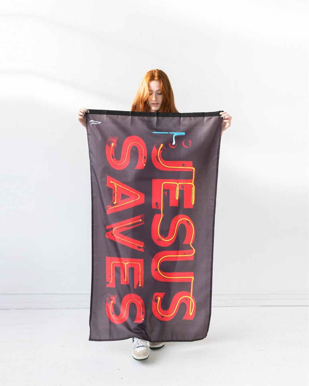 JESUS SAVES 2.0 Statement Flag