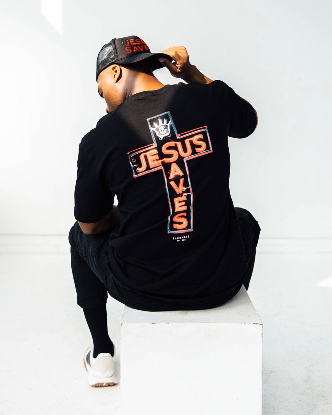 JESUS SAVES Classic Cotton Tee