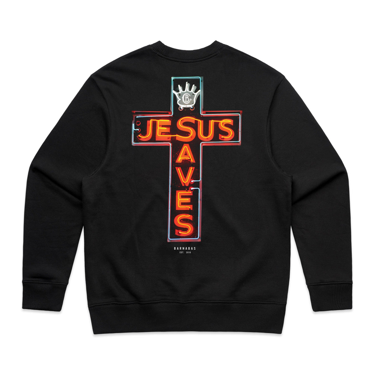 JESUS SAVES Premium Crew Sweatshirt