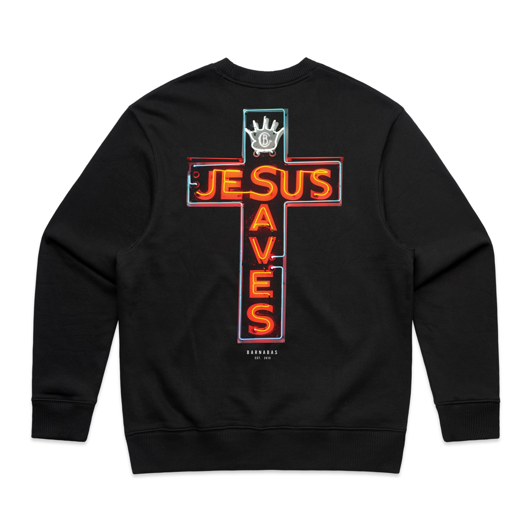 JESUS SAVES<br>Premium Crew Sweatshirt