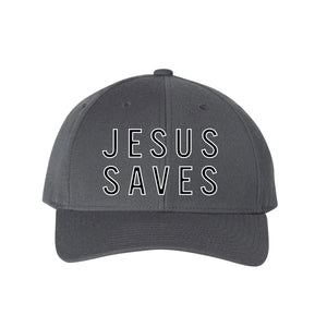 Jesus Saves 3D Embroidered<br>Curve Bill Hat