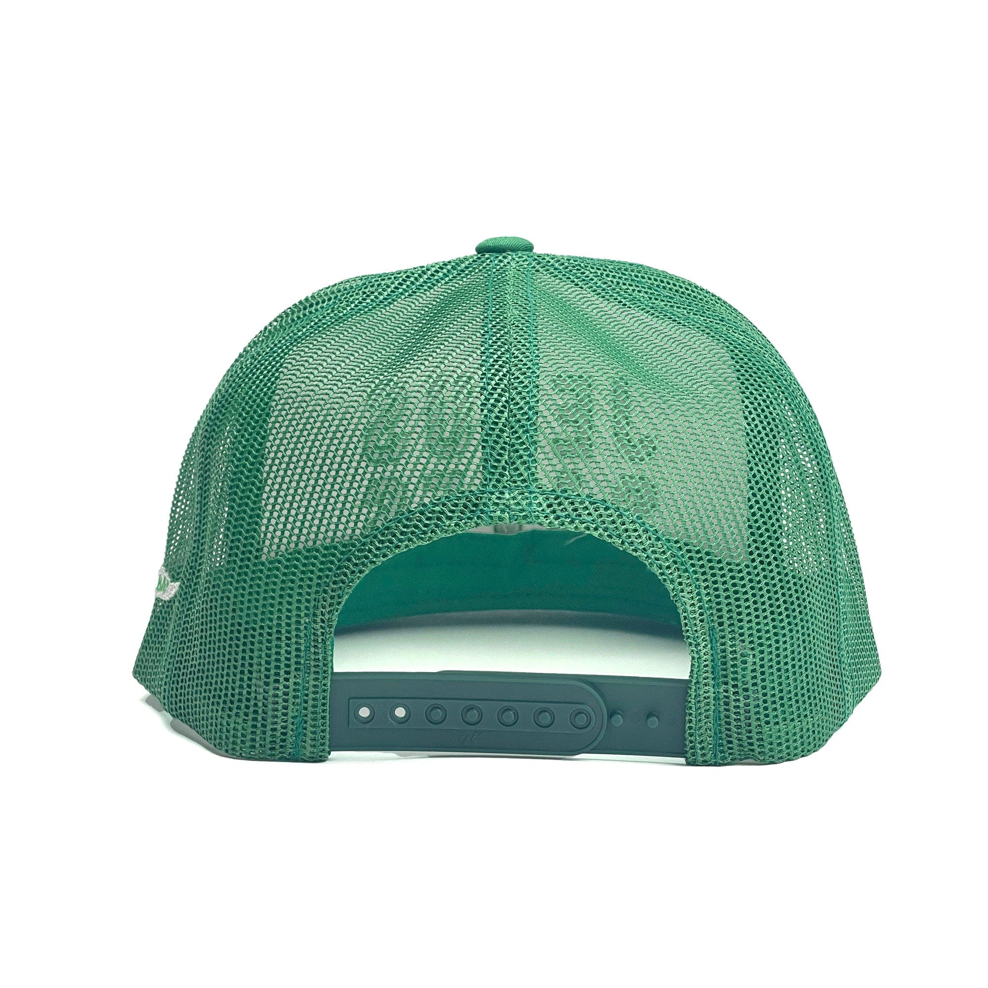 JESUS SAVES 3D Embroidered Flatbill Hat [Kelly/White]