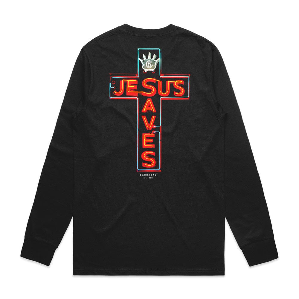 JESUS SAVES Long-Sleeve T-Shirt