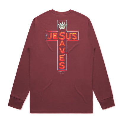 JESUS SAVES Long-Sleeve T-Shirt