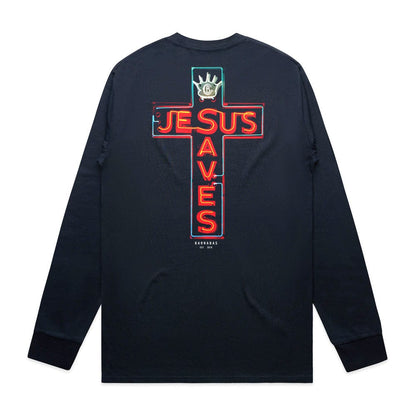 JESUS SAVES Long-Sleeve T-Shirt