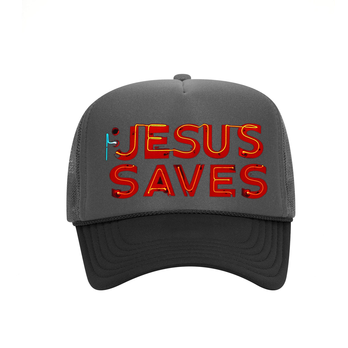 JESUS SAVES Trucker Mesh Hat [Limited Edition]