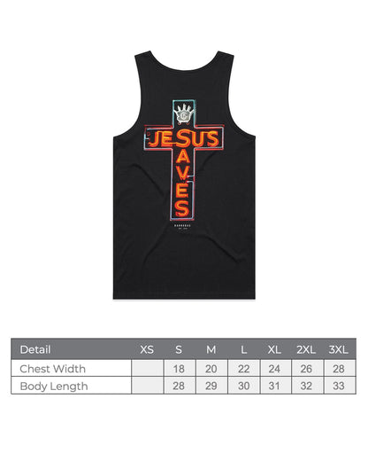 JESUS SAVES Tank Top