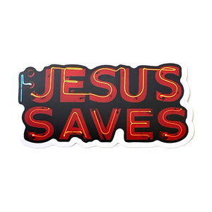 JESUS SAVES 2.0<br>Die Cut Sticker
