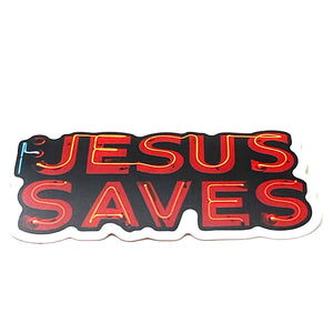 JESUS SAVES 2.0<br>Die Cut Sticker