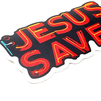 JESUS SAVES 2.0 Sticker