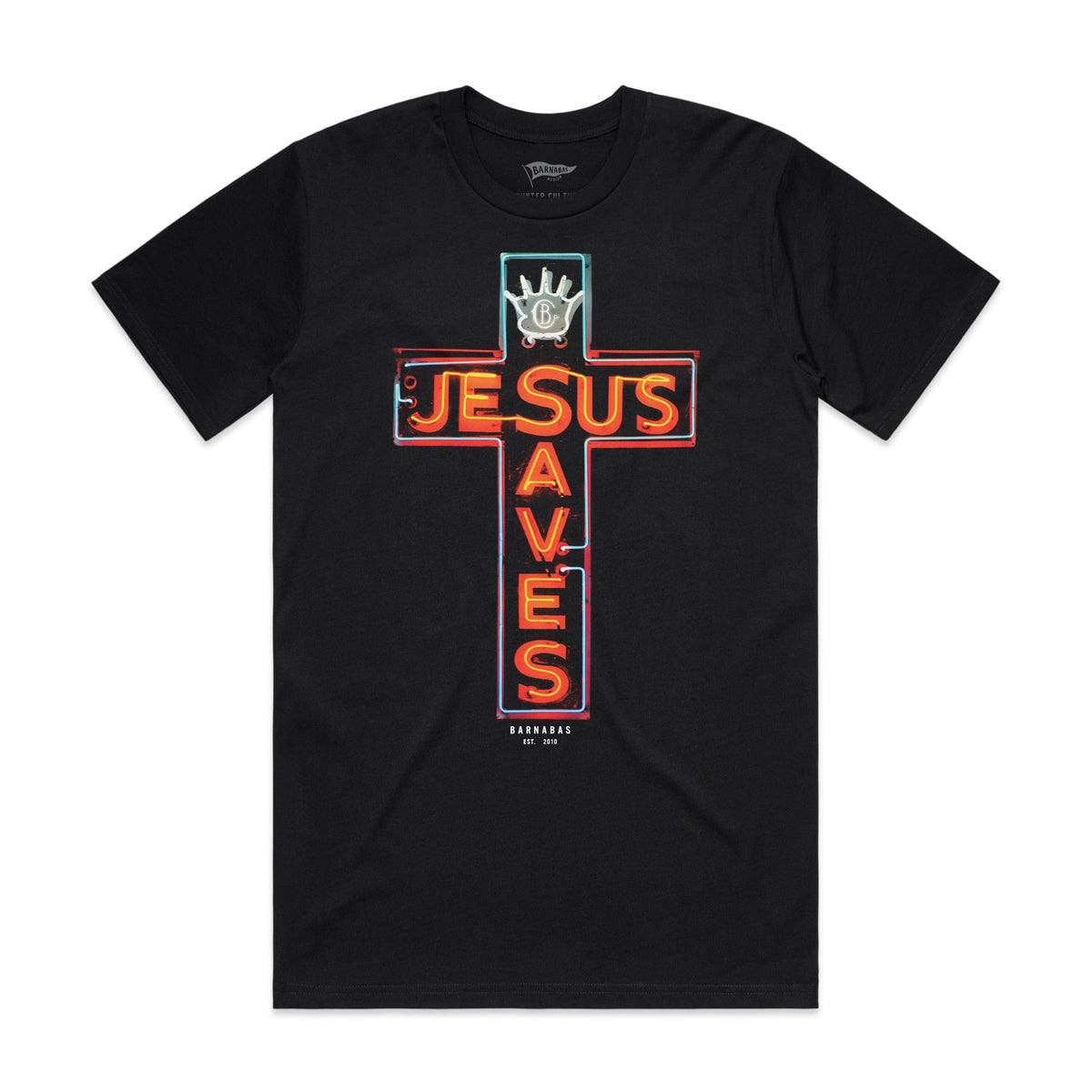 JESUS SAVES T-Shirt [Front Print Only]