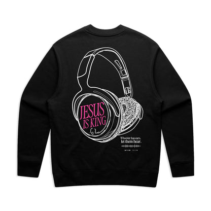 JESUS IS KING Sweatshirt [Black]