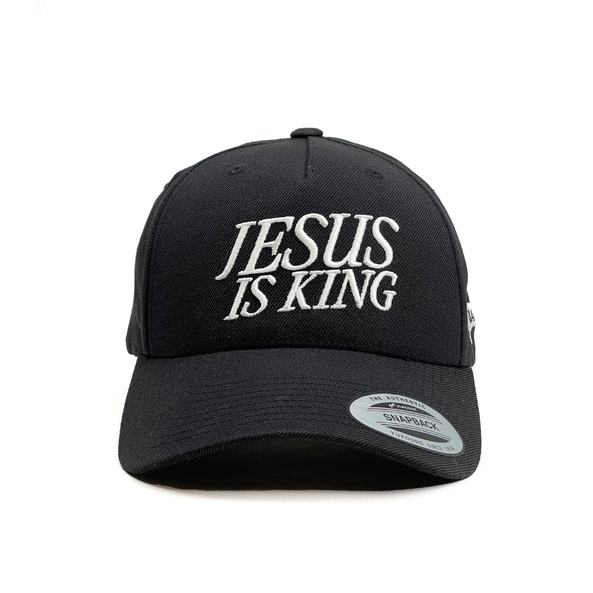 JESUS IS KING 3D Embroidered Curve Bill Hat