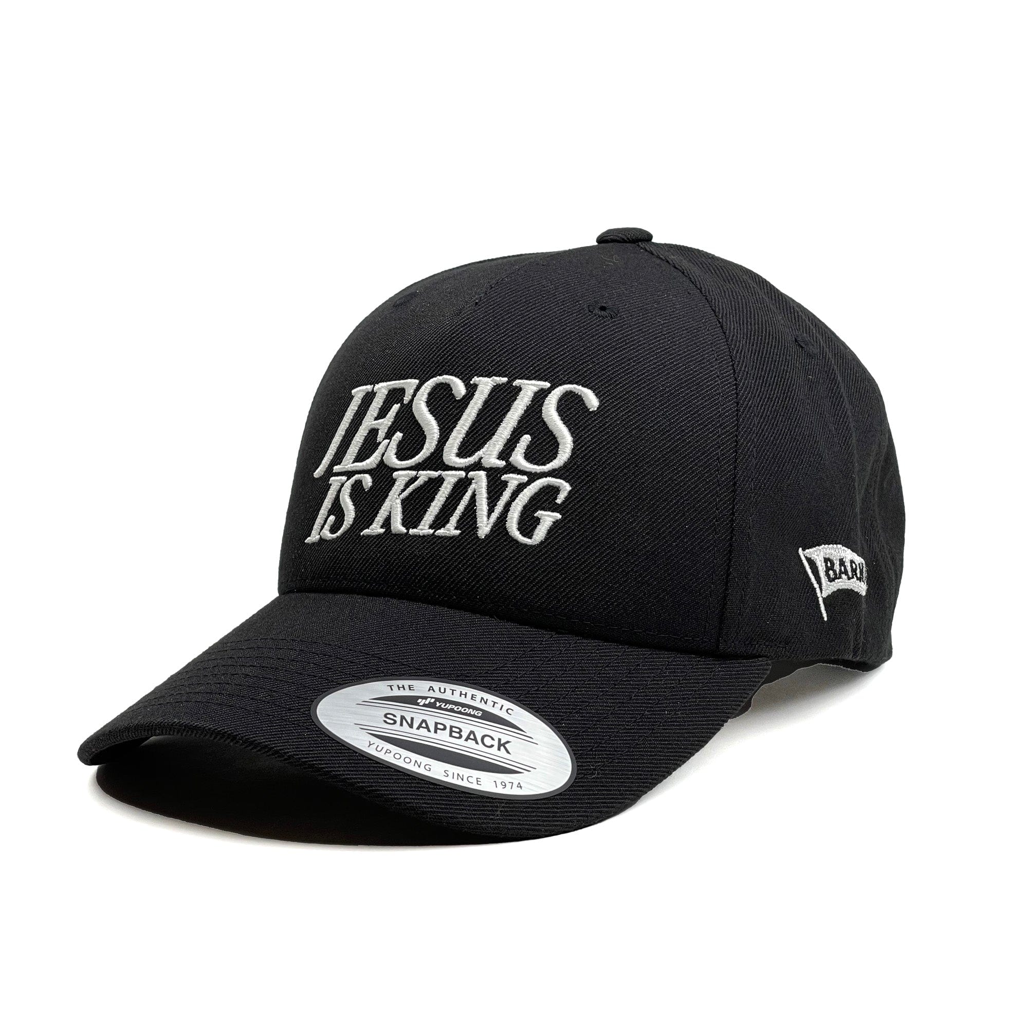 JESUS IS KING<br>3D Embroidered Curve Bill Hat