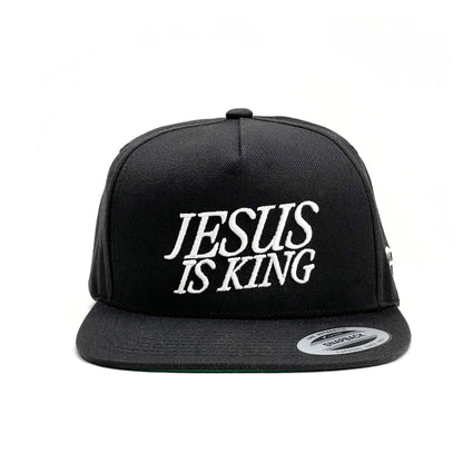 JESUS IS KING 3D Embroidered Flatbill Hat