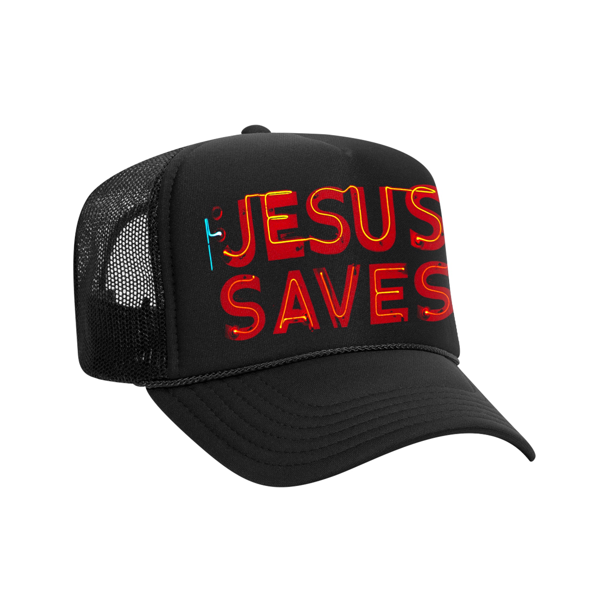 JESUS SAVES<br>Kids Trucker Mesh Hat