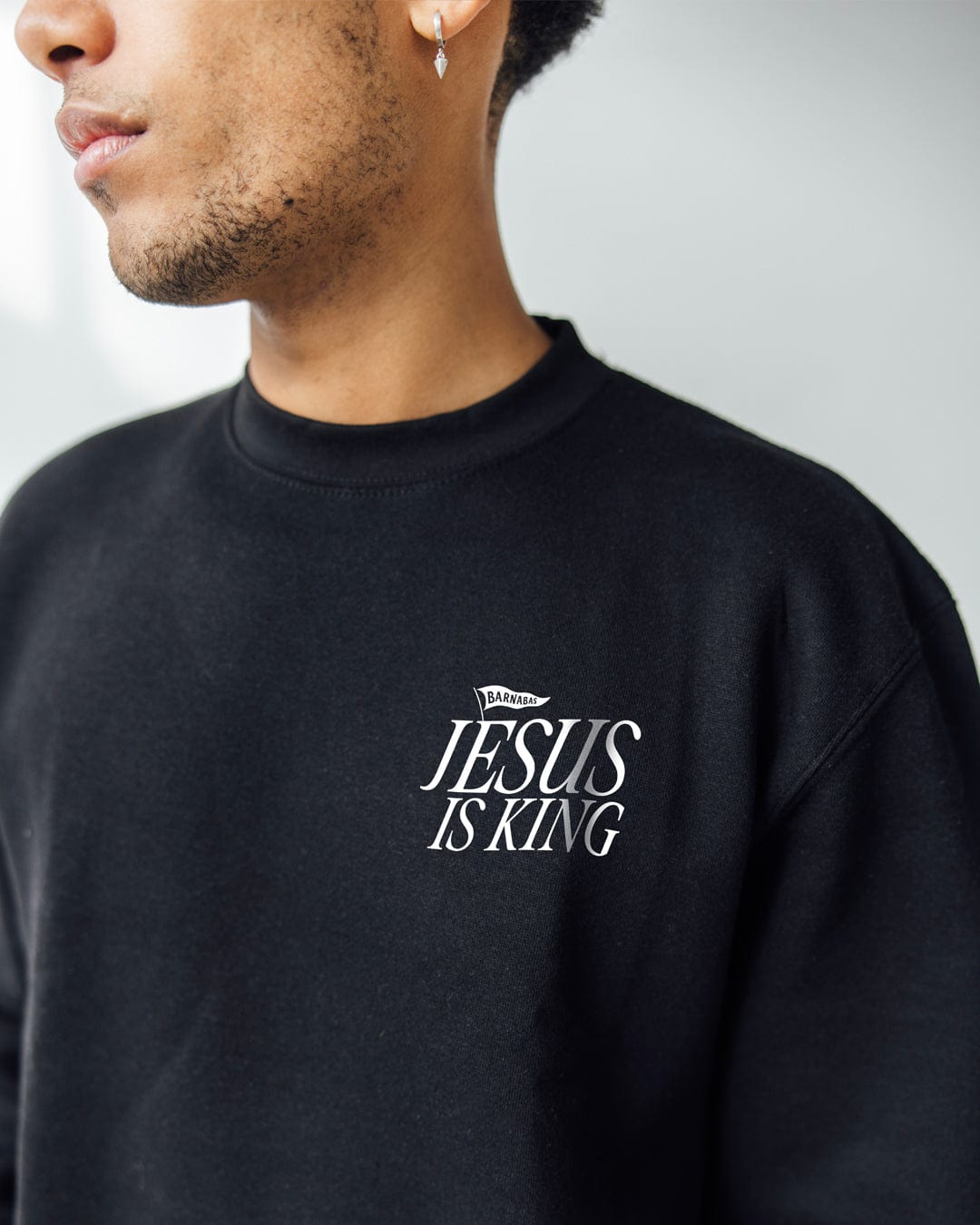 JESUS IS KING Sweatshirt [Black]