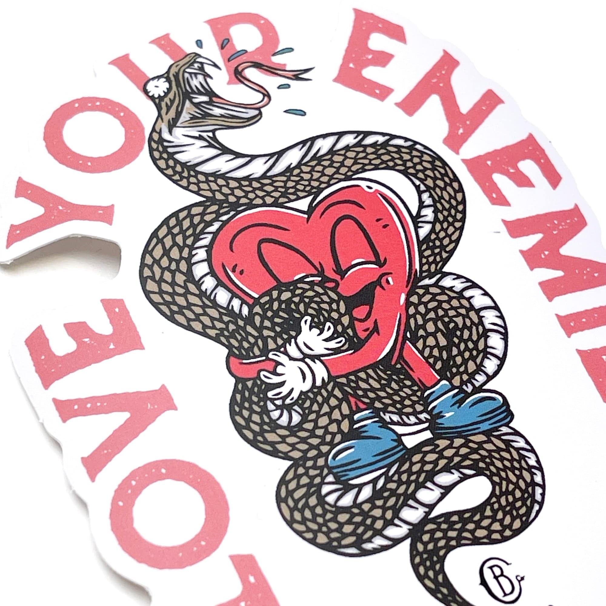 LOVE YOUR ENEMIES Sticker