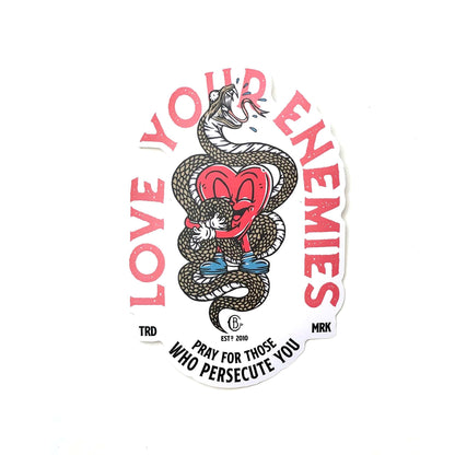 LOVE YOUR ENEMIES Sticker