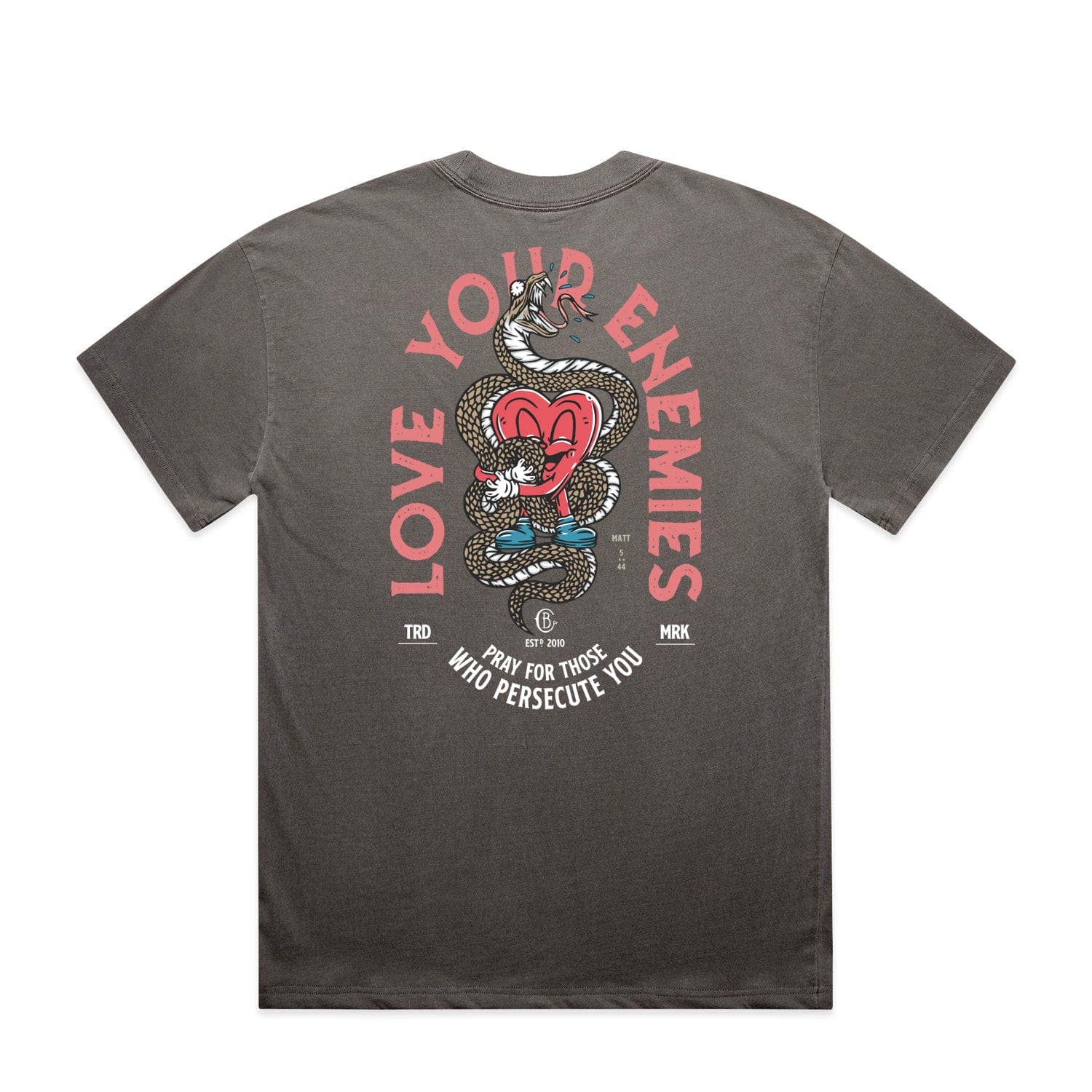 LOVE YOUR ENEMIES Garment Dyed Heavyweight T-Shirt