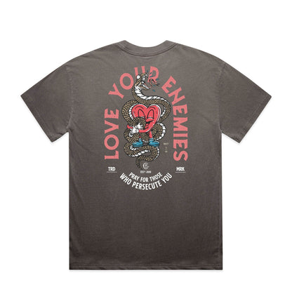 LOVE YOUR ENEMIES Garment Dyed Heavyweight T-Shirt