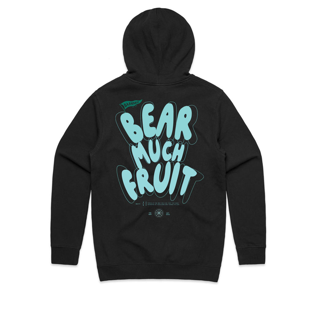 BEAR MUCH FRUIT Hooded Sweatshirt [Black]