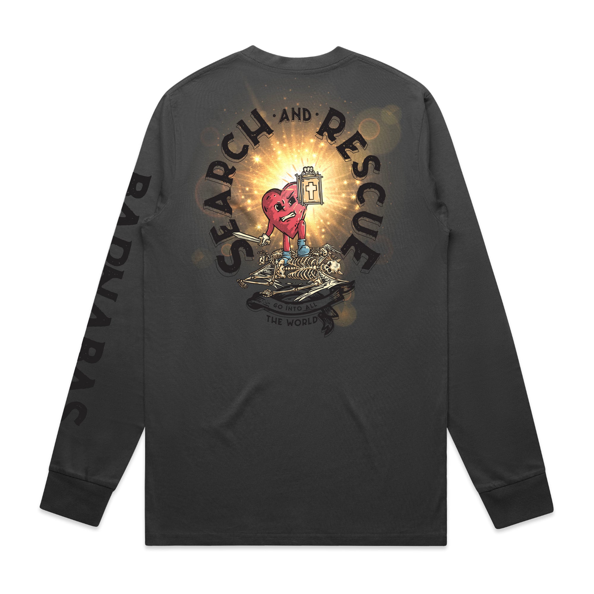 SEARCH & RESCUE<br>Long Sleeve Faded Tee