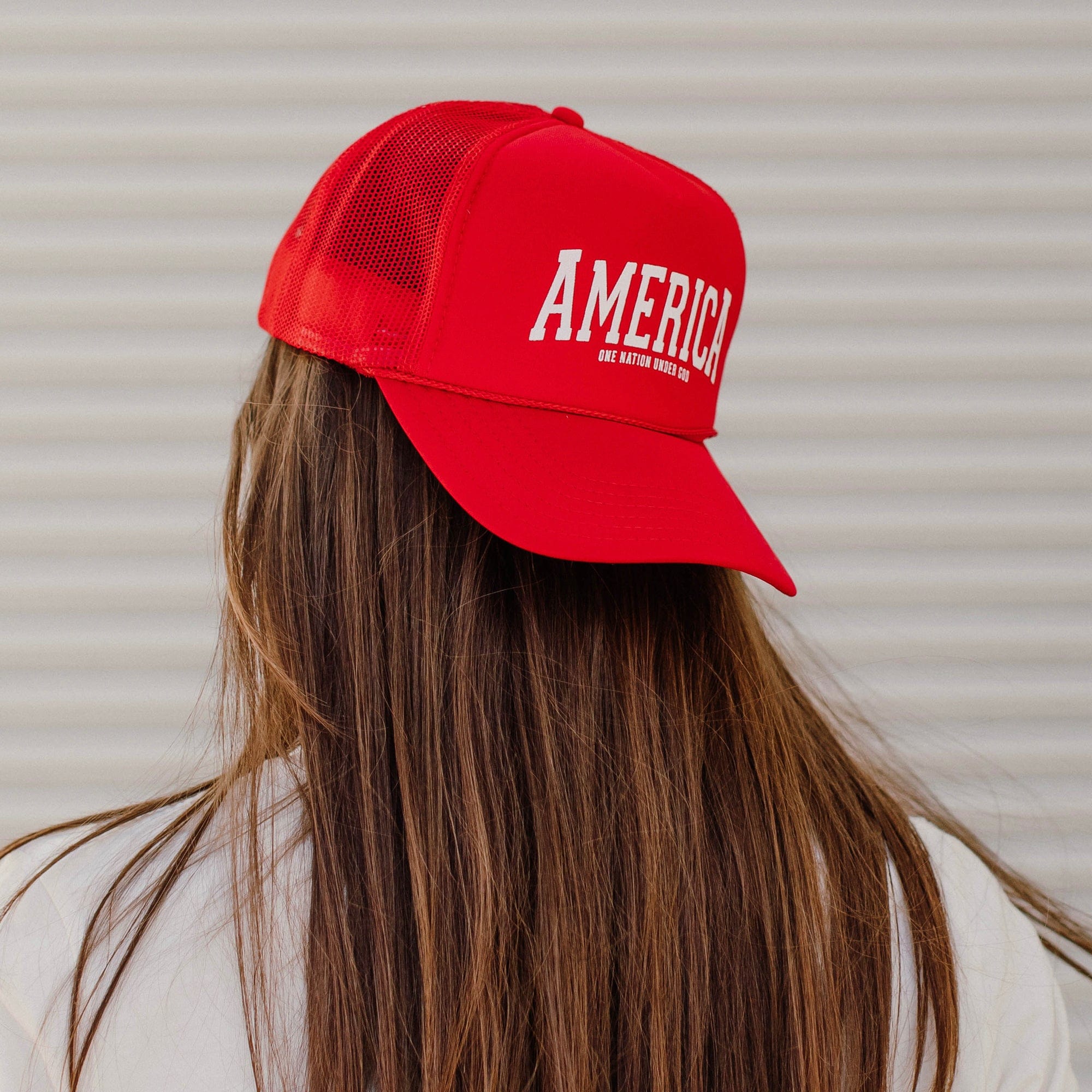 AMERICA Trucker Hat [Red]