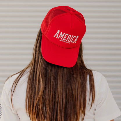 AMERICA Trucker Hat [Red]