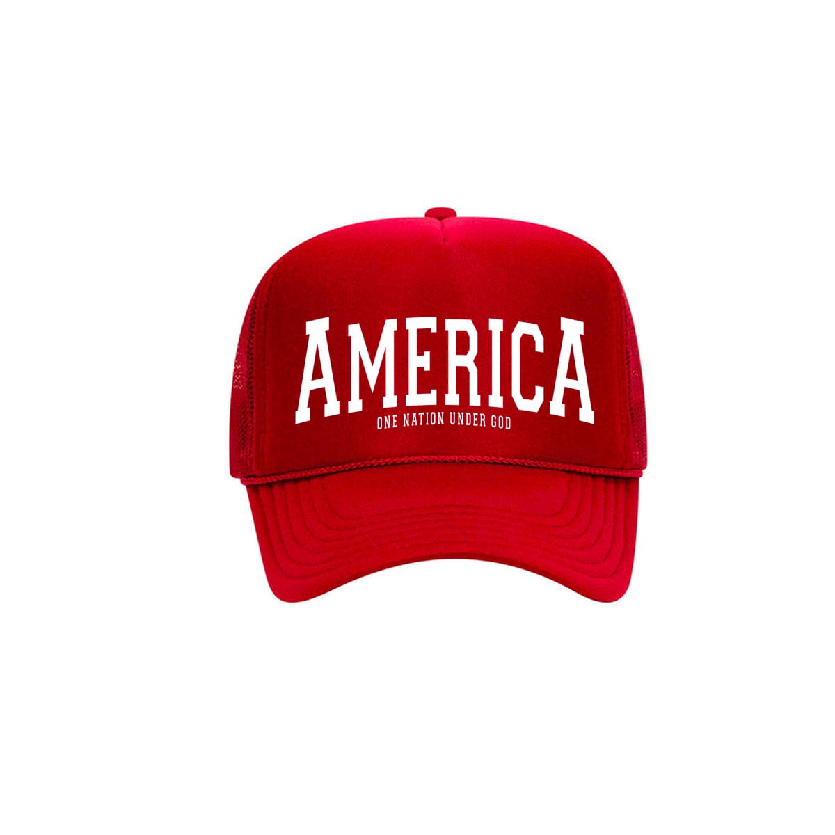 AMERICA&lt;br&gt;Trucker Mesh Hat [Red]