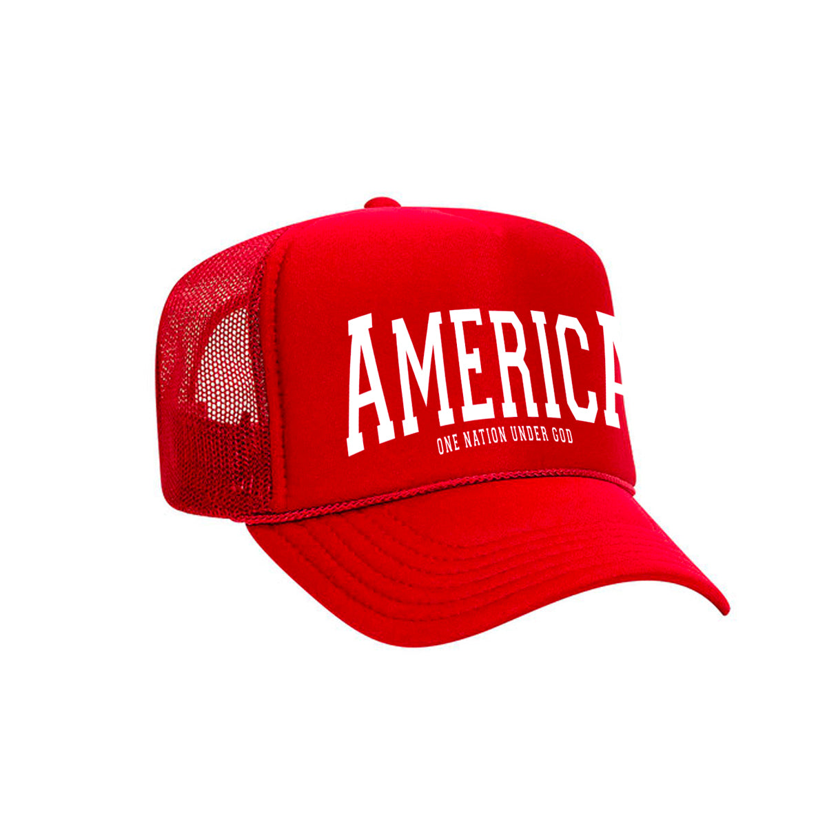 AMERICA<br>Trucker Mesh Hat [Red] (p)