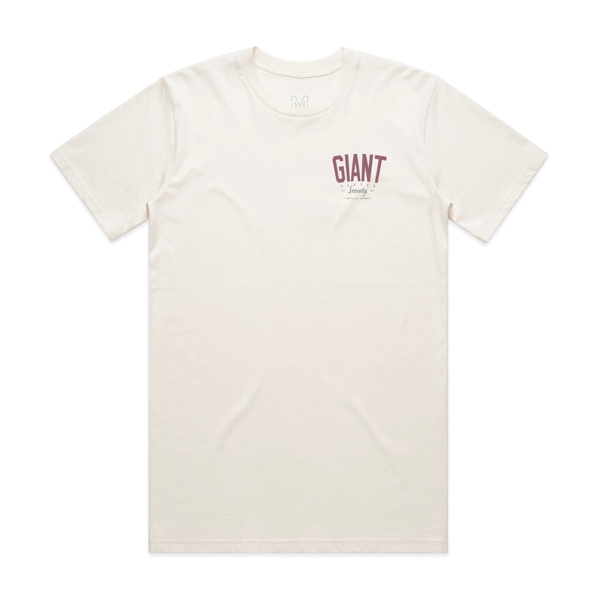 GIANT SLAYER SOCIETY Classic Cotton Tee [Bone]