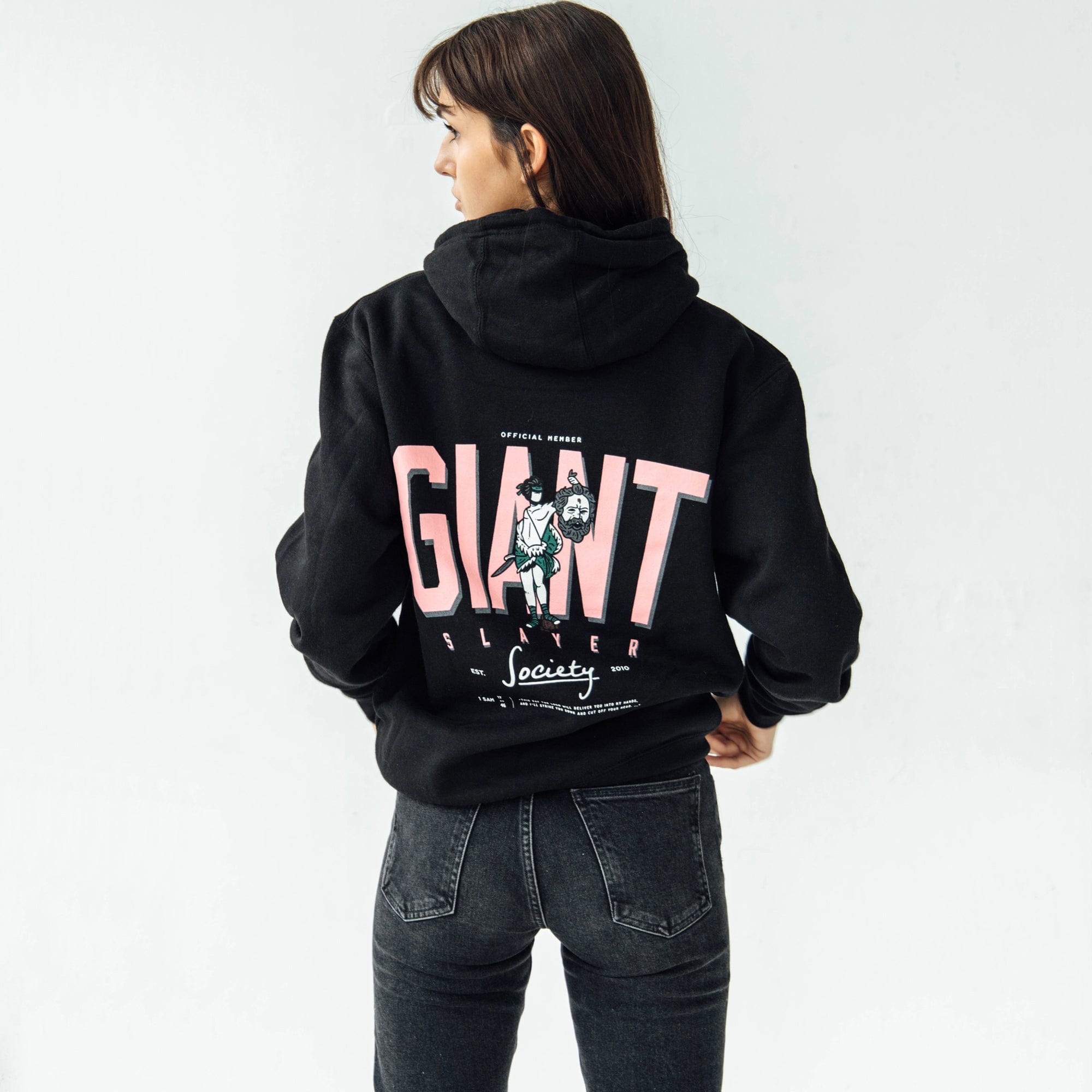 GIANT SLAYER SOCIETY Hooded Sweatshirt [Black]