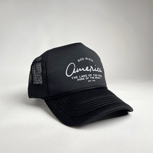 GOD BLESS<br>Trucker Mesh Hat [Black]