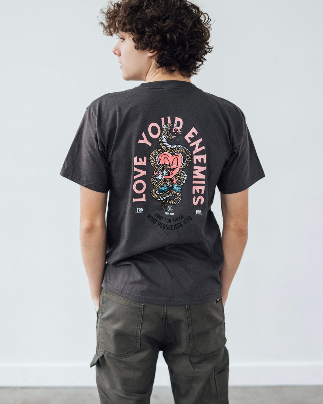 LOVE YOUR ENEMIES Kids T-Shirt