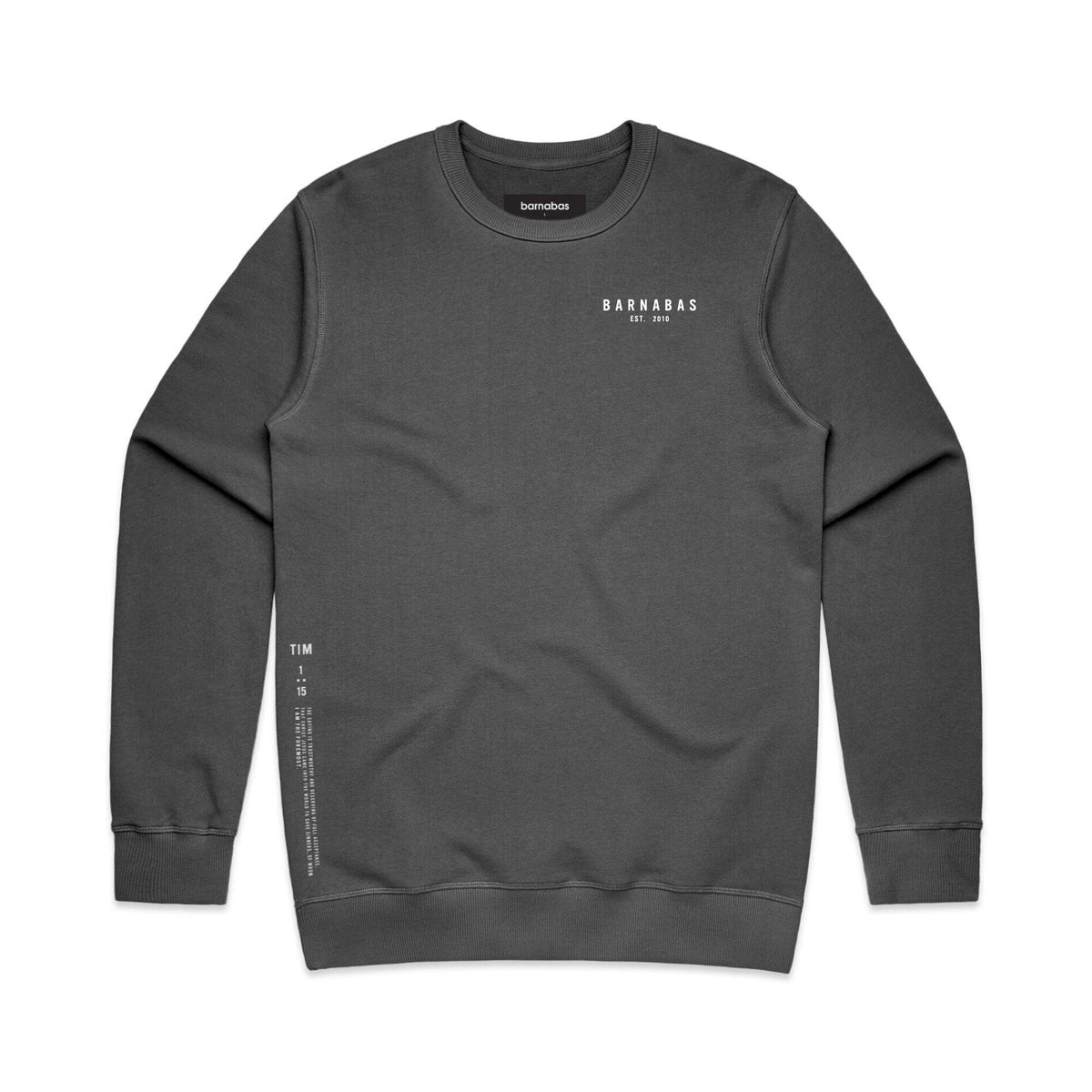 Barnabas: JESUS SAVESPigment Dye Crew Sweatshirt - Barnabas