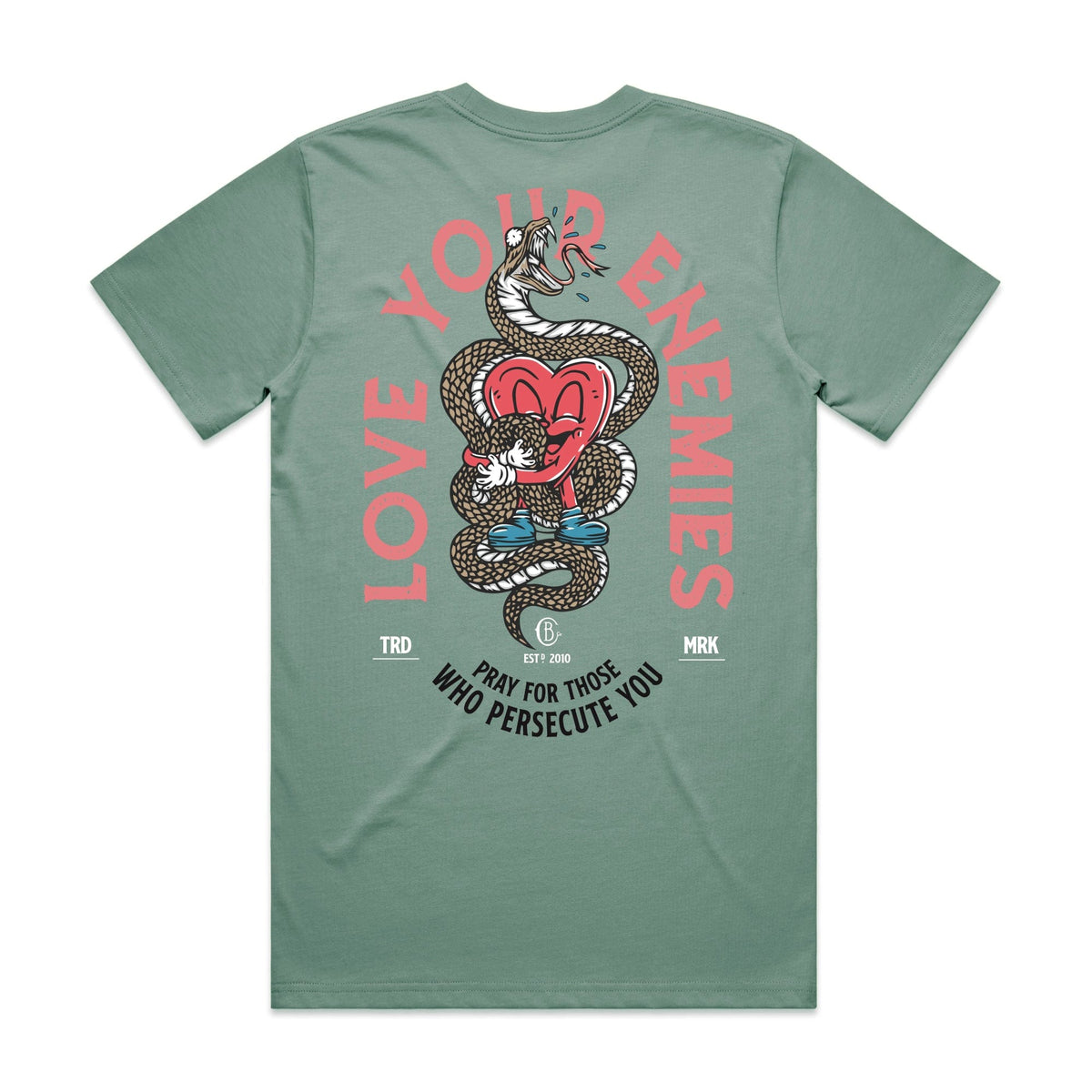 LOVE YOUR ENEMIES&lt;br&gt;Premium Unisex Tee [Sage]